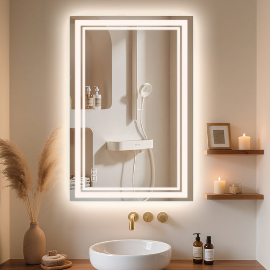 36"x 24" LED Mirror for Bathroom