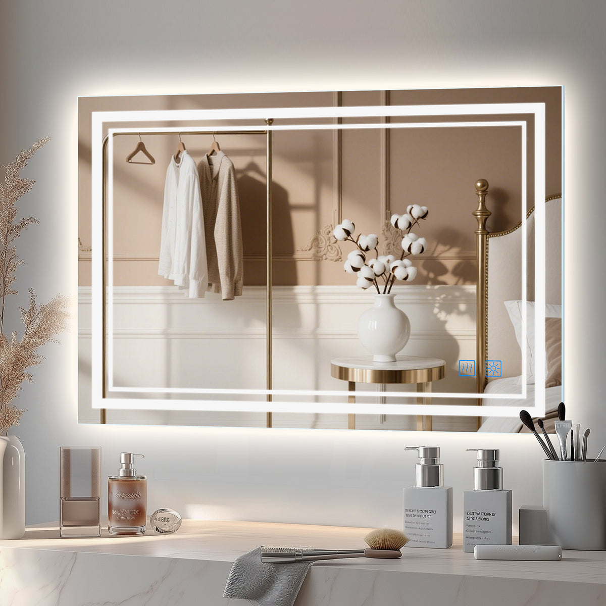 40"x 28" LED Mirror for Bathroom