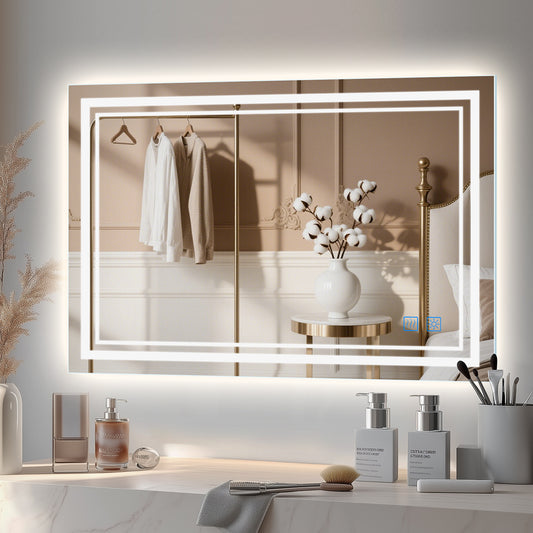40"x 28" LED Mirror for Bathroom