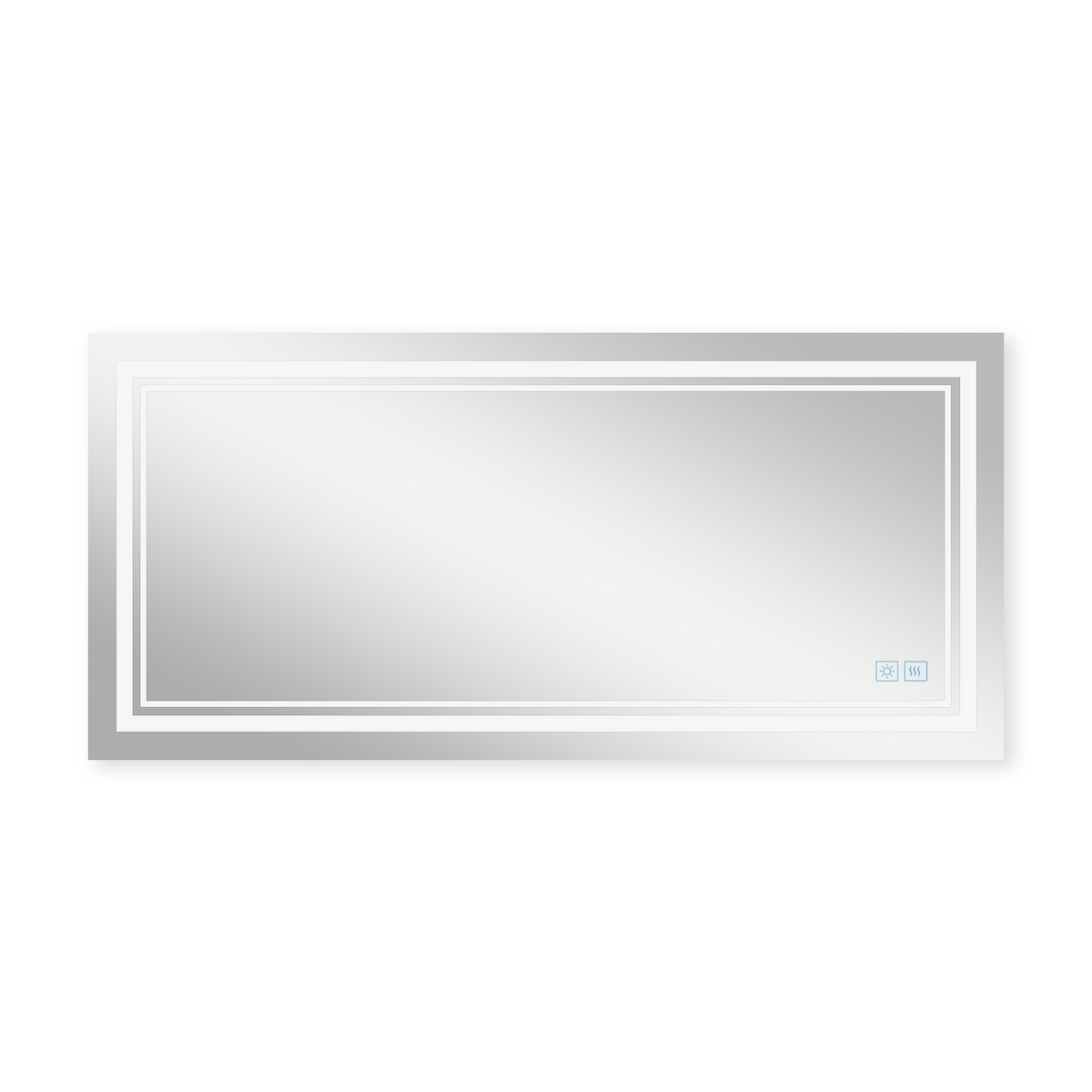 60"x28" LED Mirror for Bathroom